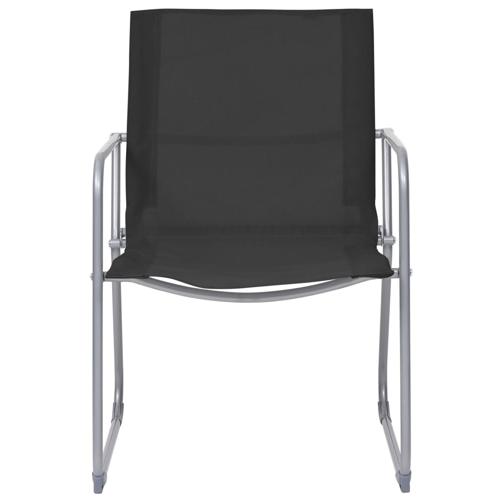 Garden Set | Black | Textilene fabric and steel | Medium | Durable