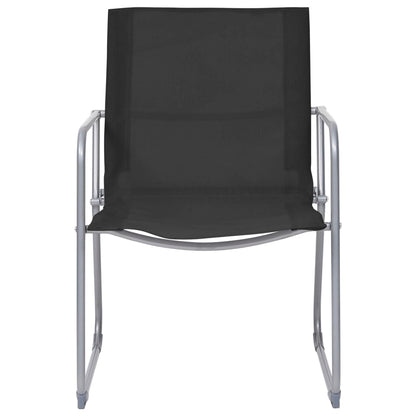 Garden Set | Black | Textilene fabric and steel | Medium | Durable