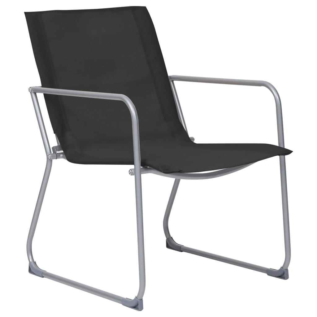 Garden Set | Black | Textilene fabric and steel | Medium | Durable