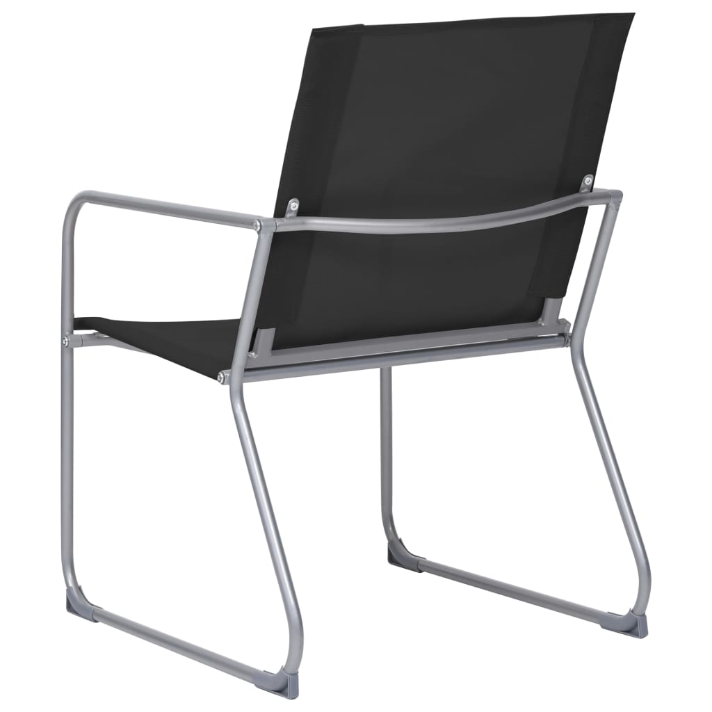 Garden Set | Black | Textilene fabric and steel | Medium | Durable