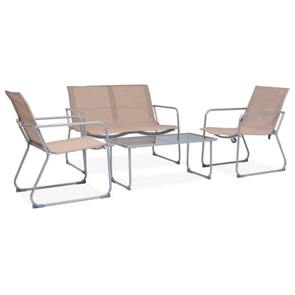 Garden Set | Taupe | Textilene | Durable | Garden Set | Rectangular