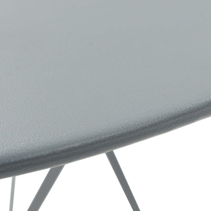 Bistro Set | Steel Grey | Powder-coated steel | Space-saving | Foldable