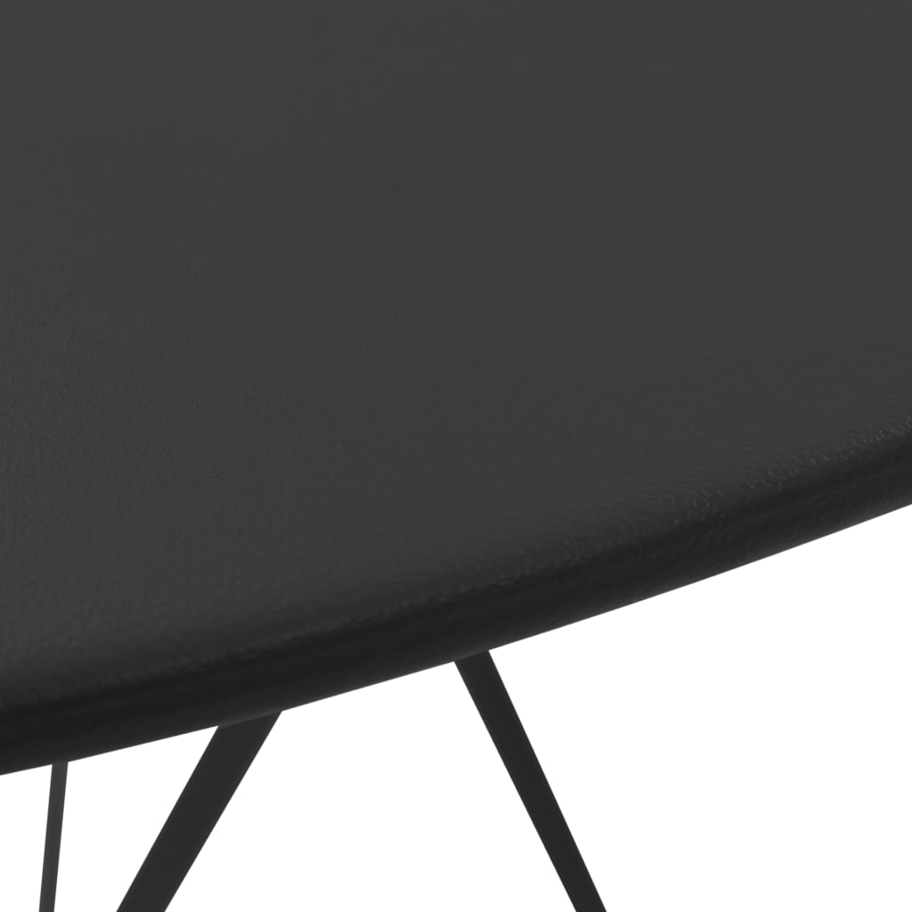 Bistro Set | Black | Powder-coated steel | Compact | Foldable