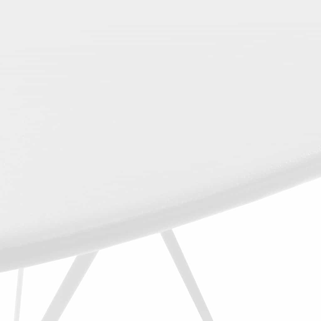 3 Piece Bistro Set Steel White