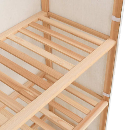 247107 vidaXL 3-Tier Clothes Wardrobe 79x40x170 cm