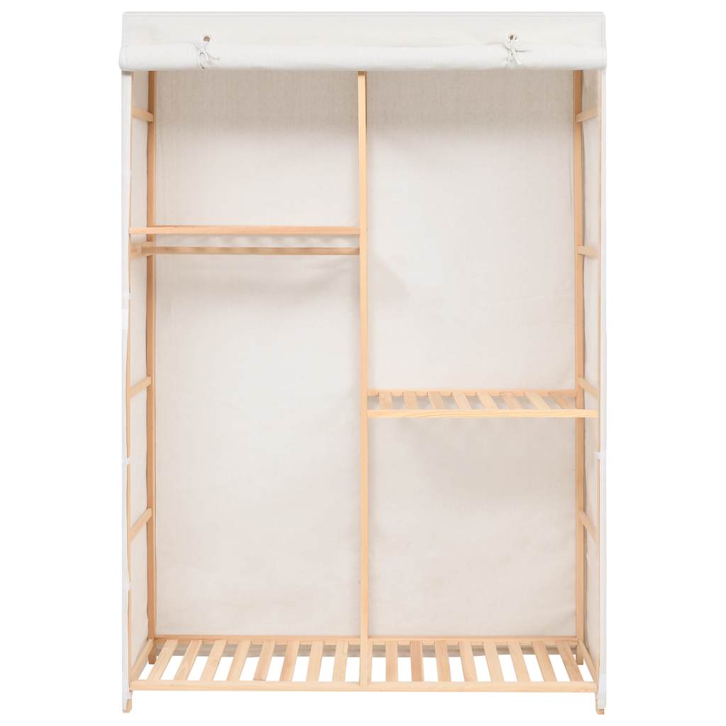 247108 vidaXL 3-Tier Clothes Wardrobe 110x40x170 cm