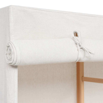247108 vidaXL 3-Tier Clothes Wardrobe 110x40x170 cm