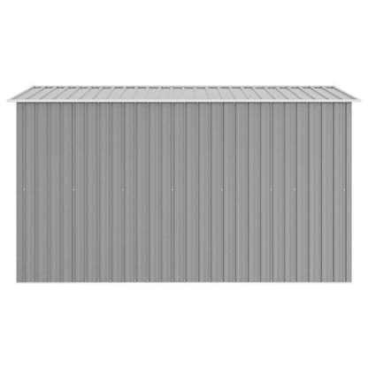 Garden Shed | Grey | Galvanised Steel | Large | Sliding Components