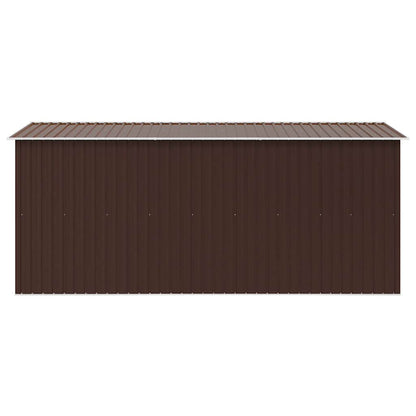 Garden Shed | Brown | Galvanised steel | Large | Durable | Garden Shed