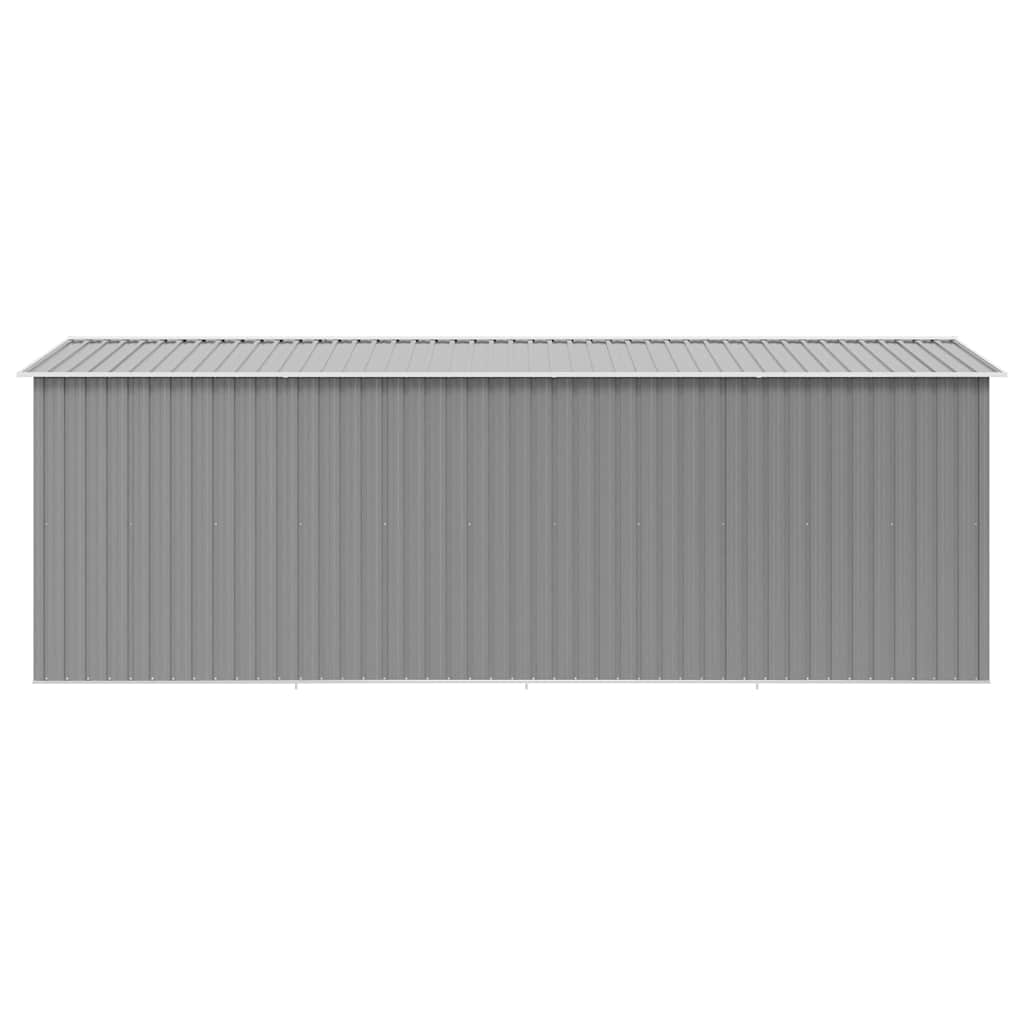 Garden Shed | Metal Grey | Galvanized Steel | 257x489x181 cm