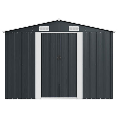 Garden Shed | Anthracite | Galvanised Steel | Large | Garden Shed