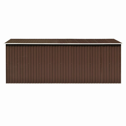 Garden Shed | Brown | Galvanised steel | Large | Durable | Garden Shed