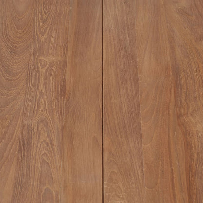 Coffee Table Solid Teak Wood with Natural Finish 60x60x40 cm
