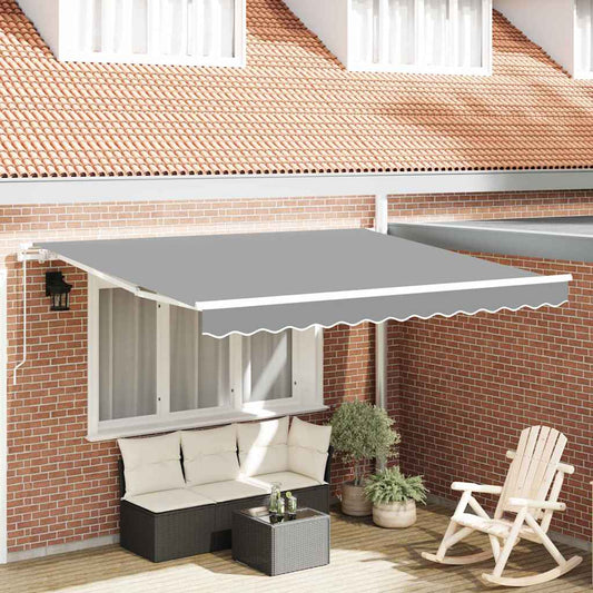 Awning Frame Manual White 300 x 250 cm Aluminium