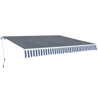 Awning Frame White 400 x 300 cm Aluminium