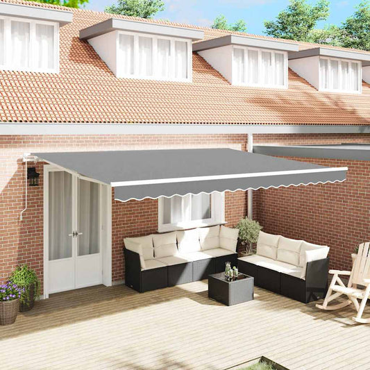 Awning Frame White 450 x 300 cm Aluminium