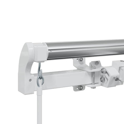 Awning Frame Manual White 500 x 300 cm Aluminium