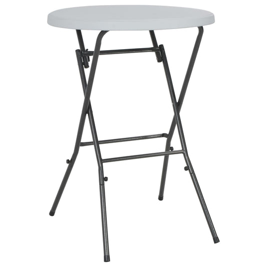 44560 vidaXL Folding Bar Table White 80x110 cm HDPE
