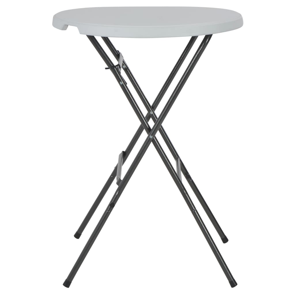 44560 vidaXL Folding Bar Table White 80x110 cm HDPE