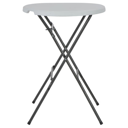 44560 vidaXL Folding Bar Table White 80x110 cm HDPE
