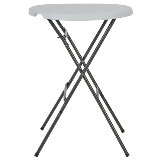 44560 vidaXL Folding Bar Table White 80x110 cm HDPE