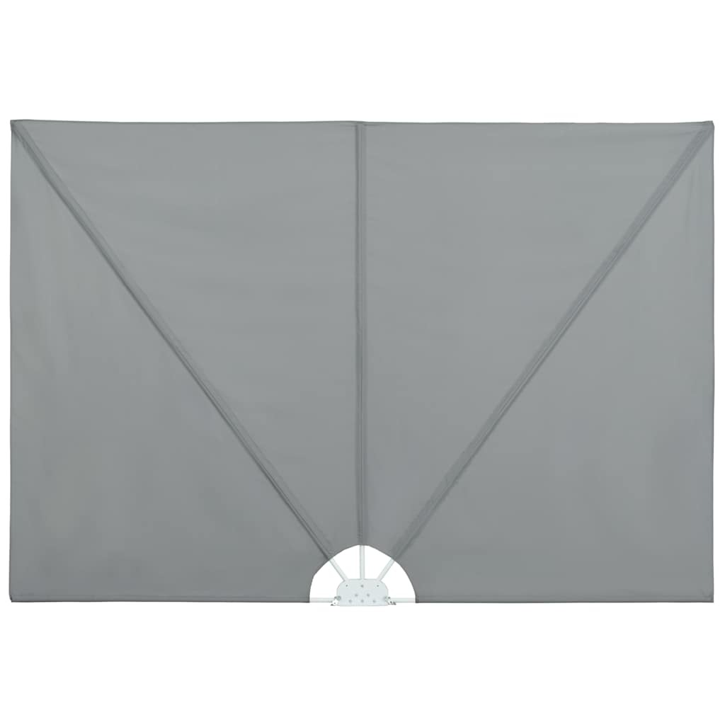 44565 vidaXL Collapsible Terrace Side Awning Grey 300x200 cm