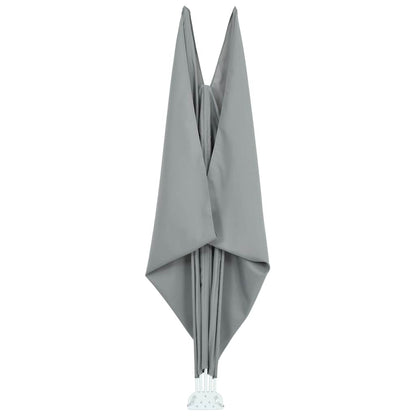 44565 vidaXL Collapsible Terrace Side Awning Grey 300x200 cm
