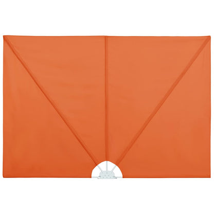 44574 vidaXL Collapsible Terrace Side Awning Terracotta 400x200 cm