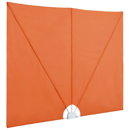 44574 vidaXL Collapsible Terrace Side Awning Terracotta 400x200 cm