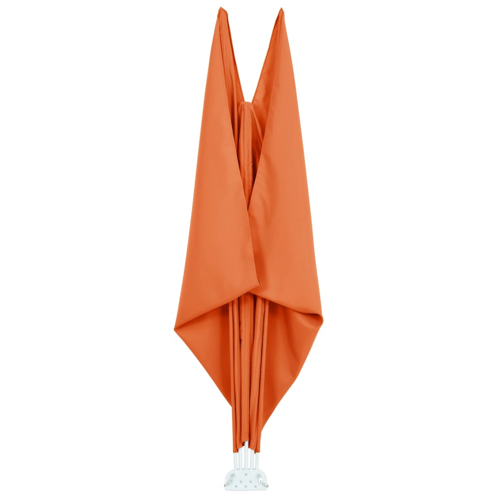 44574 vidaXL Collapsible Terrace Side Awning Terracotta 400x200 cm