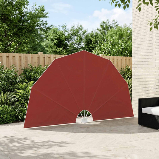 44579 vidaXL Collapsible Terrace Side Awning Terracotta 160 cm