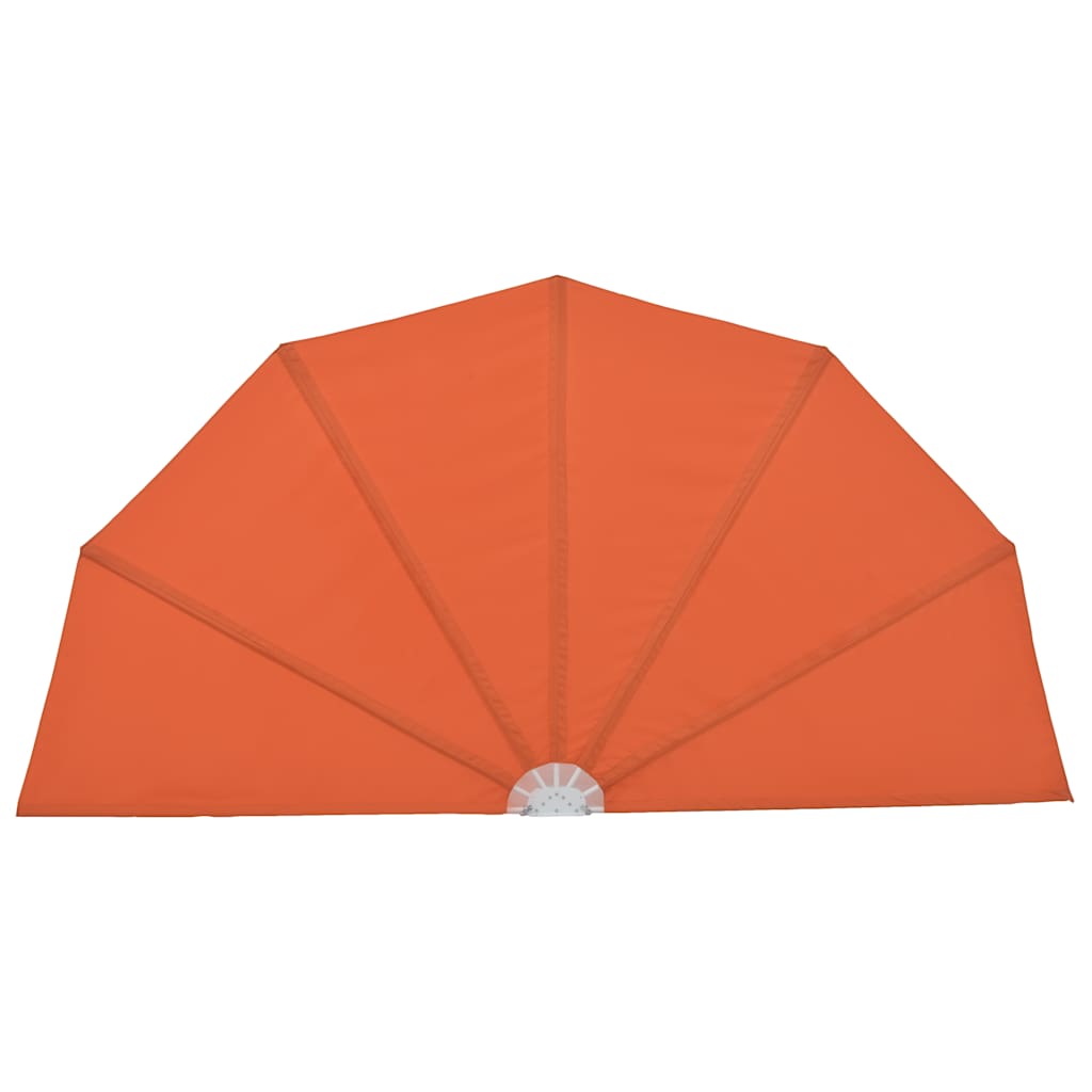 44580 vidaXL Collapsible Terrace Side Awning Terracotta 200 cm