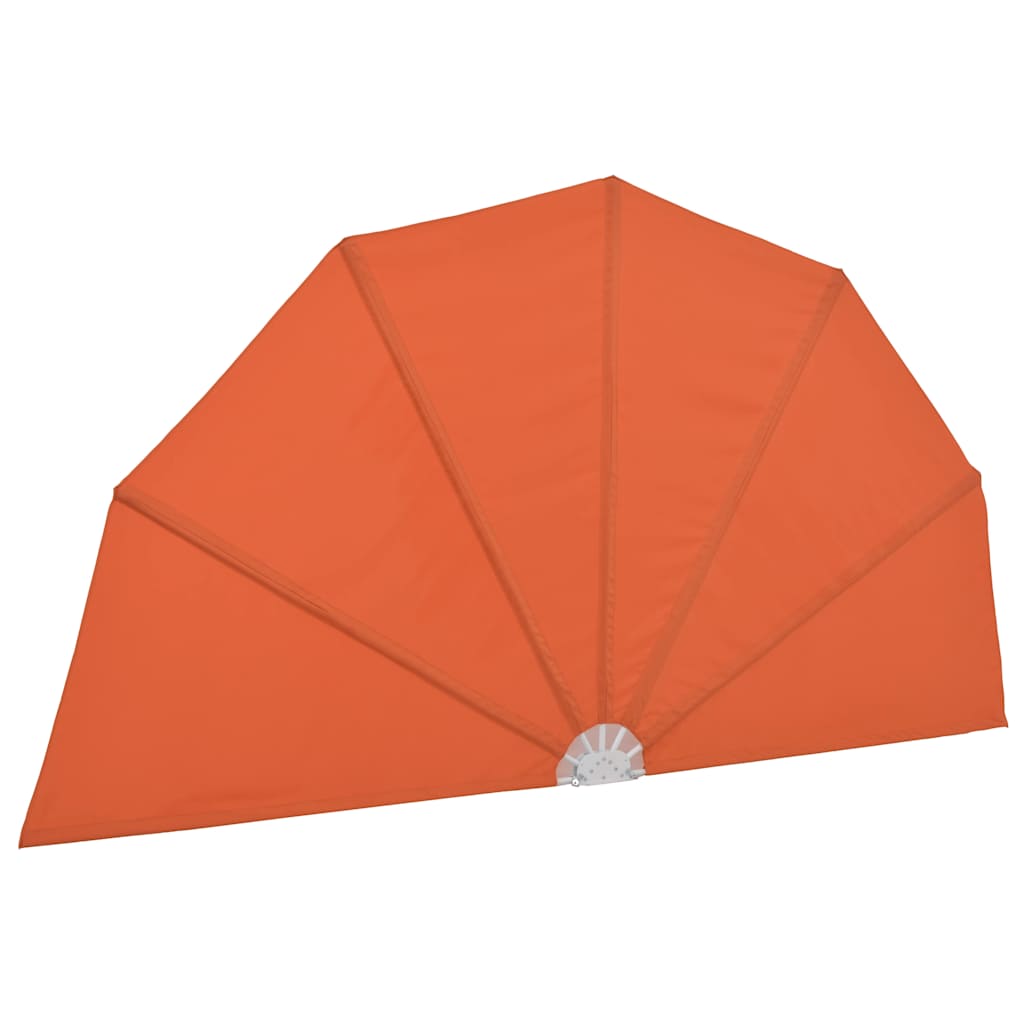 Collapsible Terrace Side Awning Terracotta 200 cm