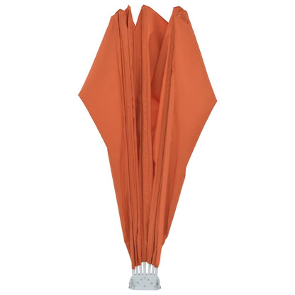 44580 vidaXL Collapsible Terrace Side Awning Terracotta 200 cm