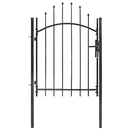 Garden Gate Woerden Steel 1x1.25 m Black