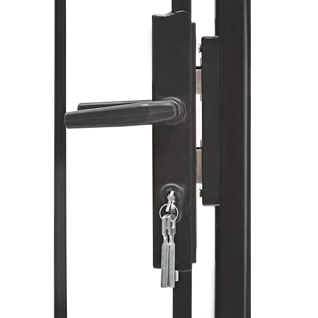 Garden Gate Woerden Steel 1x1.25 m Black