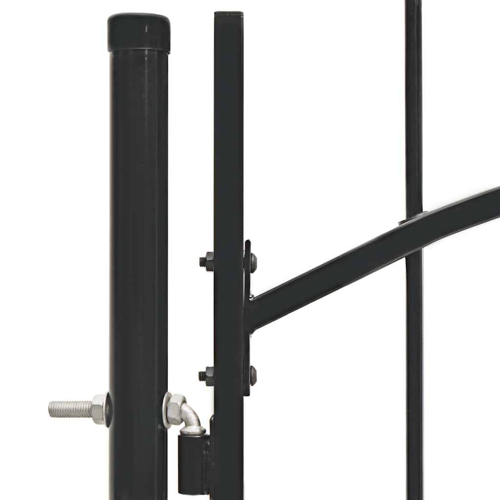 Garden Gate Woerden Steel 1x1.25 m Black