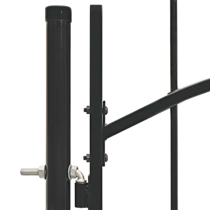 Garden Gate Woerden Steel 1x1.25 m Black