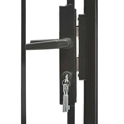 Garden Gate Woerden Steel 1x1.5 m Black