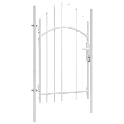 Garden Gate Woerden Steel 1x2.25 m White