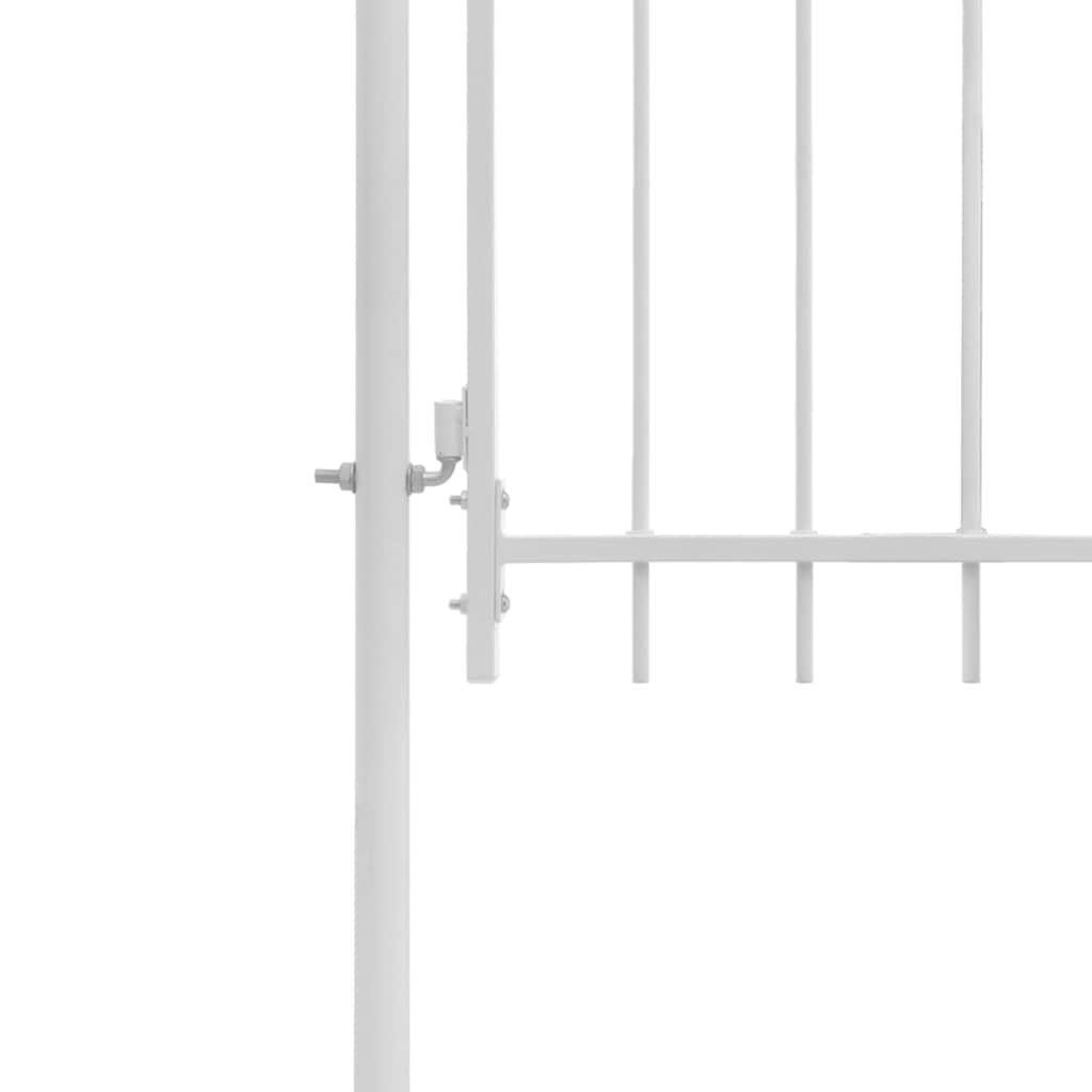 Garden Gate Woerden Steel 1x2.25 m White