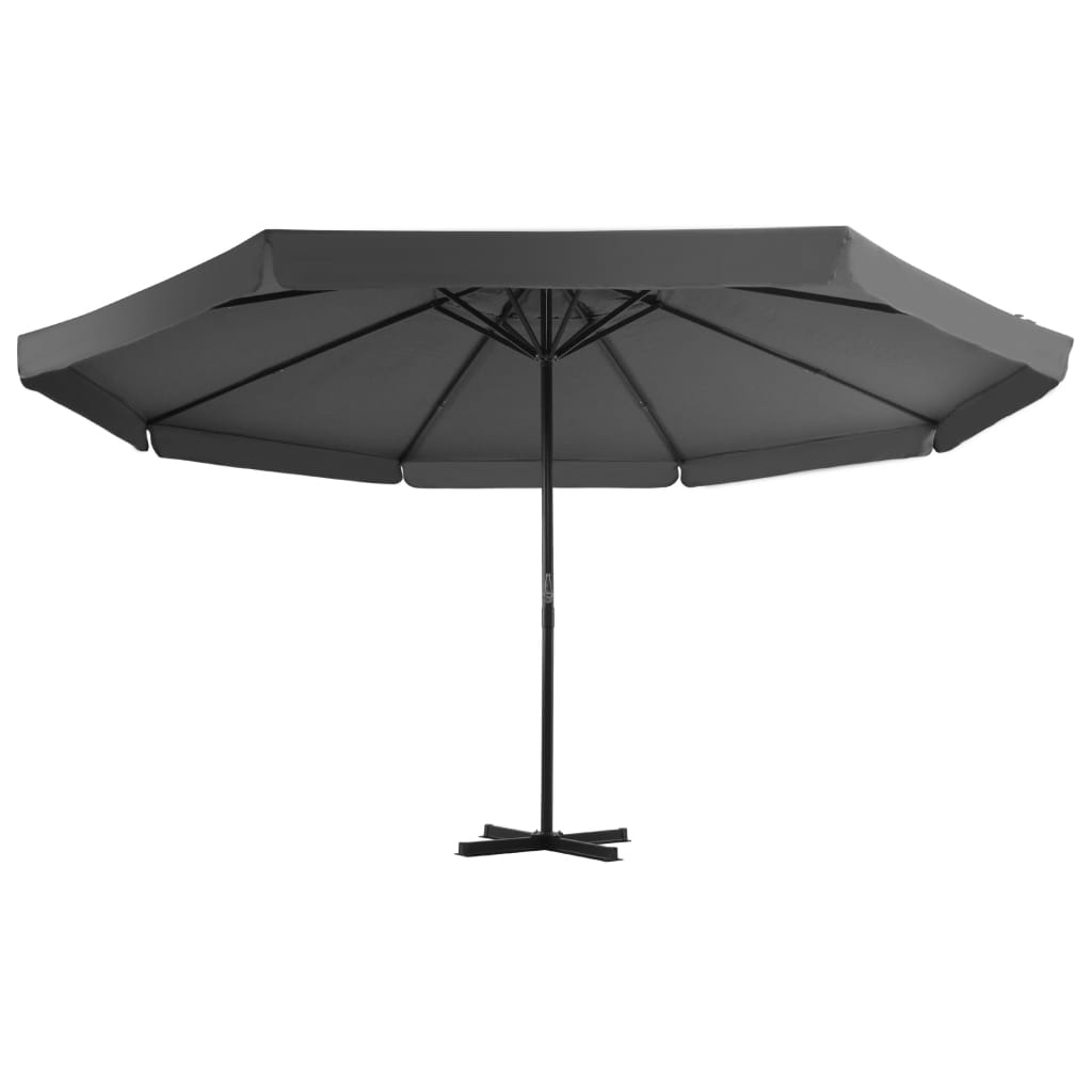Garden Parasol | Anthracite | Polyester | Large | Foldable