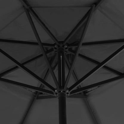 Garden Parasol | Anthracite | Polyester | Large | Foldable