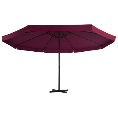 Garden Parasol | Bordeaux Red | Polyester, Aluminium | Extra Large