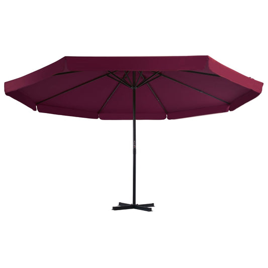 Garden Parasol | Bordeaux Red | Polyester, Aluminium | Extra Large