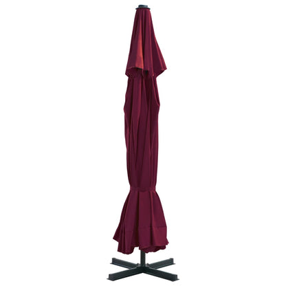 Garden Parasol | Bordeaux Red | Polyester, Aluminium | Extra Large