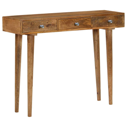 246976 vidaXL Console Table Solid Mango Wood 102x30x79 cm