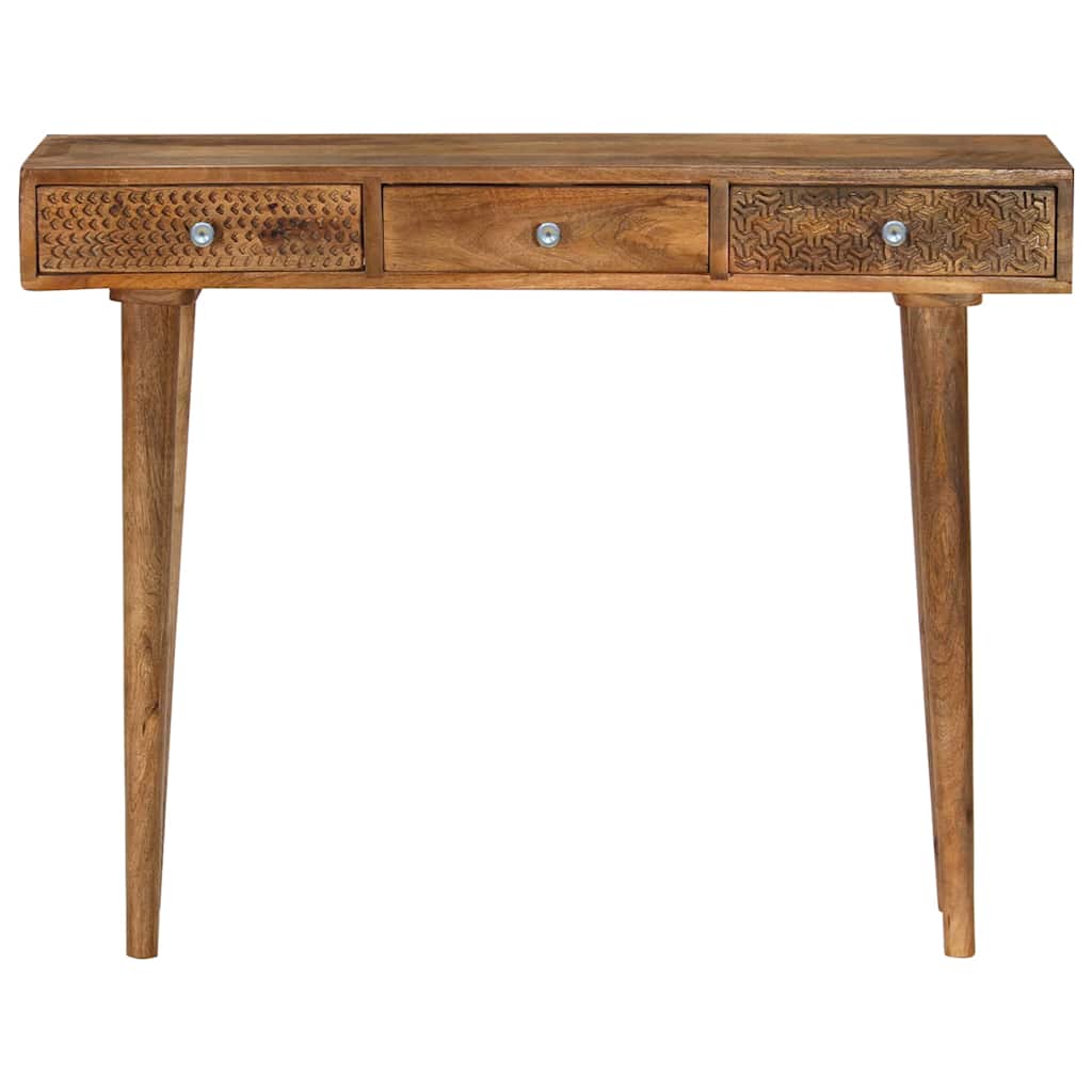 246976 vidaXL Console Table Solid Mango Wood 102x30x79 cm
