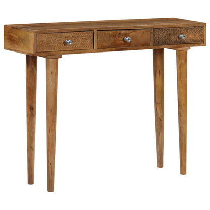 246976 vidaXL Console Table Solid Mango Wood 102x30x79 cm