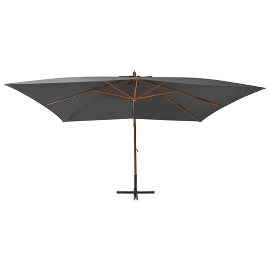Cantilever Garden Parasol | Anthracite | Polyester fabric | Large